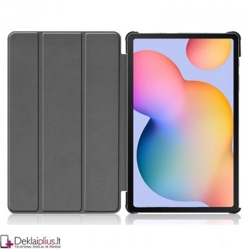Dirbtinės odos atverčiamas dėklas - auksinės spalvos (Samsung Tab S6 Lite 10.4 (P610/P615)-S6 Lite 2022 (P613/P619)-Tab S6 Lite 2024 (P625/SM-P620NZAAEUE)